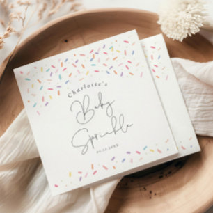 Serviette En Papier Joli Arc-en-ciel arroser bébé Sprinkle Douche