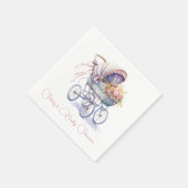 Serviette En Papier Joli Baby Pram (Coin)