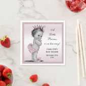 Serviette En Papier Joli Baby shower Princesse Vintage (En situation)