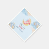 Serviette En Papier Joli bébé dragon dinosaure Balloon baby shower (Coin)