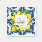 Serviette En Papier Joli cœur de script | Citron | Serviette de douche (Devant)