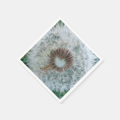 Serviette En Papier Joli Dandelion blanc (Coin)