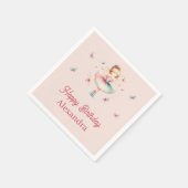 Serviette En Papier Joli Dusty rose Ballerina Anniversaire de enfant P (Coin)