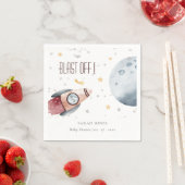 Serviette En Papier Joli espace extra-atmosphérique Planète étoile Bab (En situation)