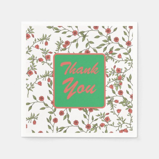 Serviette En Papier Joli et élégant (Devant)