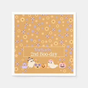 Serviette En Papier Joli Fantôme Éffrayant Super Halloween Anniversair