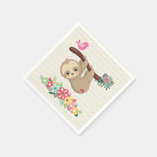 Serviette En Papier Joli fentes Brown accrochées à l'envers (Coin)