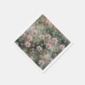 Serviette En Papier Joli Fleur sauvage (Coin)