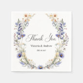 Serviette En Papier Joli floral (Devant)