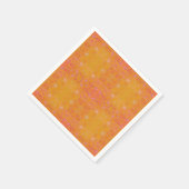 Serviette En Papier Joli floral jaune (Coin)