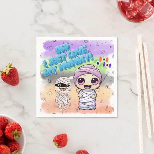 Serviette En Papier Joli Halloween ! 👻 (En situation)