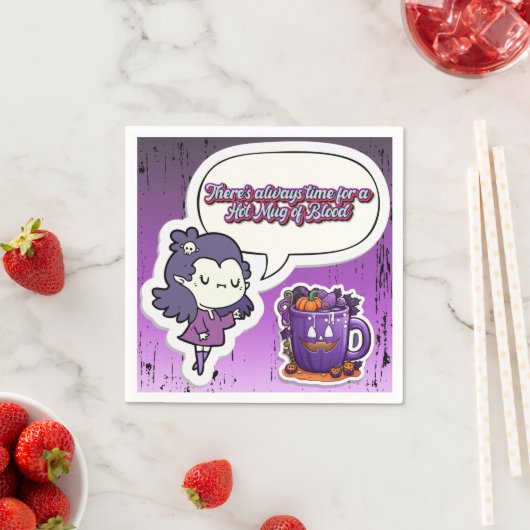 Serviette En Papier Joli Halloween ! 👻 (En situation)