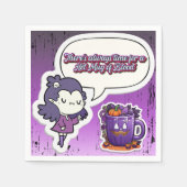 Serviette En Papier Joli Halloween ! 👻 (Devant)
