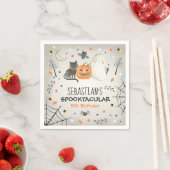 Serviette En Papier Joli Halloween Ghost Spooktacular Anniversaire Déc (En situation)