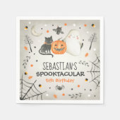Serviette En Papier Joli Halloween Ghost Spooktacular Anniversaire Déc (Devant)