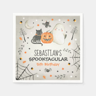 Serviette En Papier Joli Halloween Ghost Spooktacular Anniversaire Déc