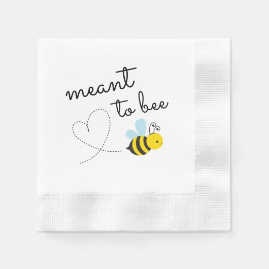 Serviette En Papier Joli Jaune Signifie Abeille (Devant)