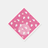 Serviette En Papier Joli Kitty Kittens rose Patten serviettes (Coin)