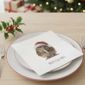 Serviette En Papier Joli Kiwi de Noël, coutume