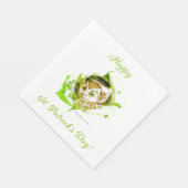 Serviette En Papier Joli Leprechaun St. Patrick's Day  (Coin)