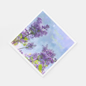 Serviette En Papier Joli Lilacs Joyeux Anniversaire (Coin)