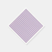 Serviette En Papier Joli motif carreaux violet (Coin)