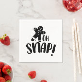 Serviette En Papier Joli Oh Snap Christmas (En situation)