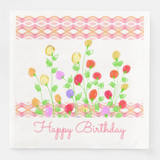 Serviette En Papier Joli papier Anniversaire Dîner Napkin