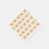 Serviette En Papier Joli papillon de printemps (Coin)