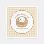 Serviette En Papier Joli petit Baby shower de dumping (Devant)