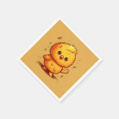 Serviette En Papier Joli petit poussin (Coin)