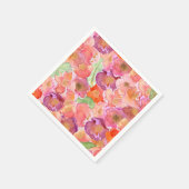 Serviette En Papier Joli Poppies d'aquarelle (Coin)