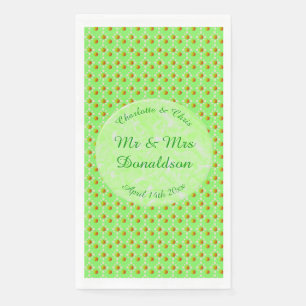 Serviette En Papier Joli Printemps Mariage Pomme fleur et Pommes