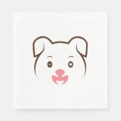 Serviette En Papier Joli rose (Devant)