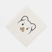 Serviette En Papier Joli rose (Coin)