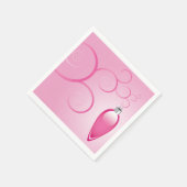 Serviette En Papier Joli rose ornement de Noël Conception de vacances (Coin)