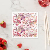 Serviette En Papier Joli Shabby Chick Motif d'automne (En situation)