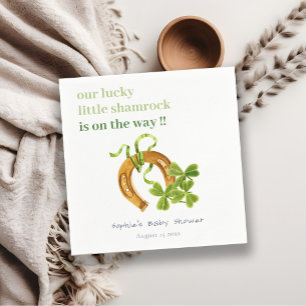 Serviette En Papier Joli Shamrock St Patrick's Day Baby shower