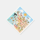 Serviette En Papier Joli SoCal (Coin)