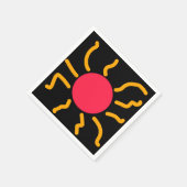 Serviette En Papier Joli soleil (Coin)