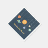 Serviette En Papier Joli Soleil Planètes Espace Baby shower à thème (Coin)