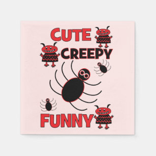 Serviette En Papier Joli Spider Ghost Funny Halloween