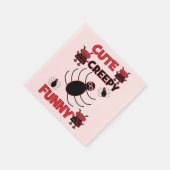 Serviette En Papier Joli Spider Ghost Funny Halloween (Coin)