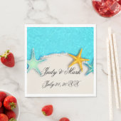 Serviette En Papier Joli Starfish Summer Beach Papier serviettes (En situation)