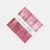 Serviette En Papier Joli Tinsel De Glam Rose (Coin)