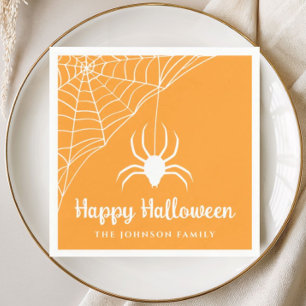 Serviette En Papier Jolie araignée Joyeux Halloween