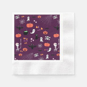 Serviette En Papier Jolie Art Halloween Effrayant