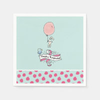 Jolie Bunny tenant un ballon Joyeux anniversaire