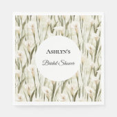 Serviette En Papier Jolie Calla Lilly Fête des mariées (Devant)