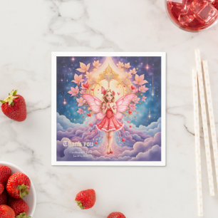 Serviette En Papier Jolie fée de la Saint-Valentin – Cœur des royaumes
